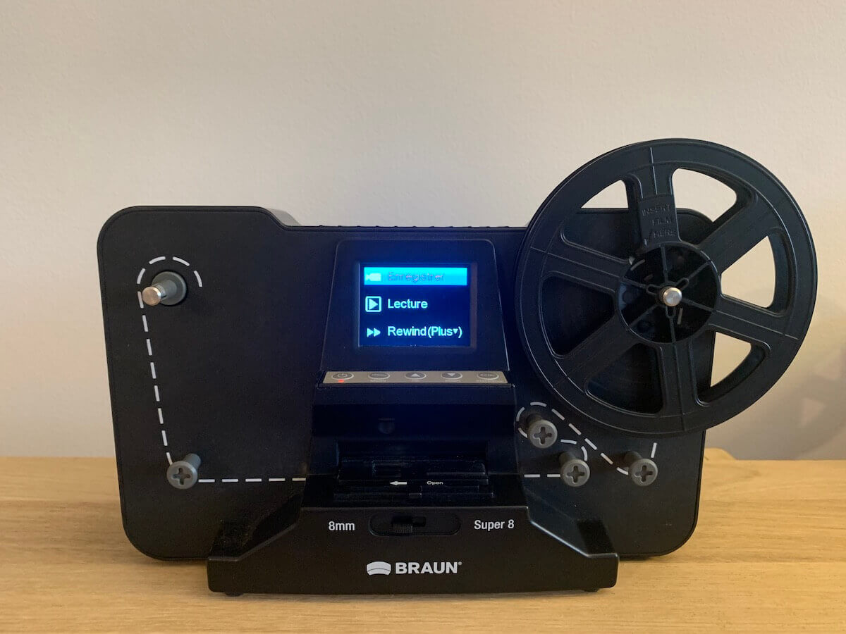 8mm film scanner Braun (same as Reflecta)